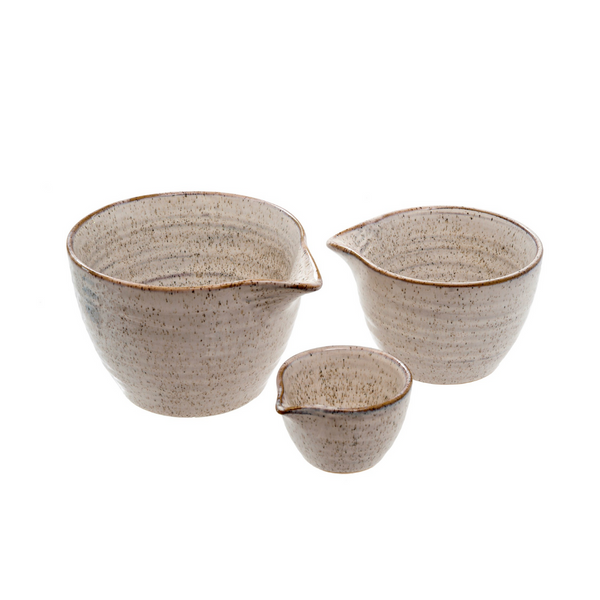 Galiano Spouted Bowls  Set of 3